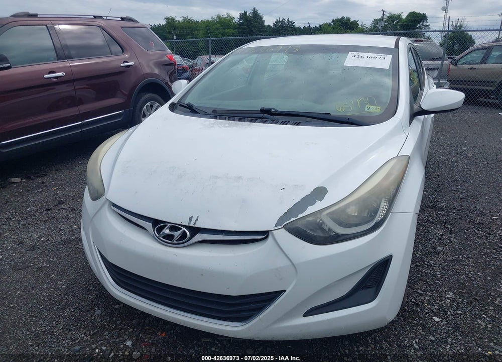 2015 HYUNDAI ELANTRA SE VIN: 5NPDH4AE4FH651137