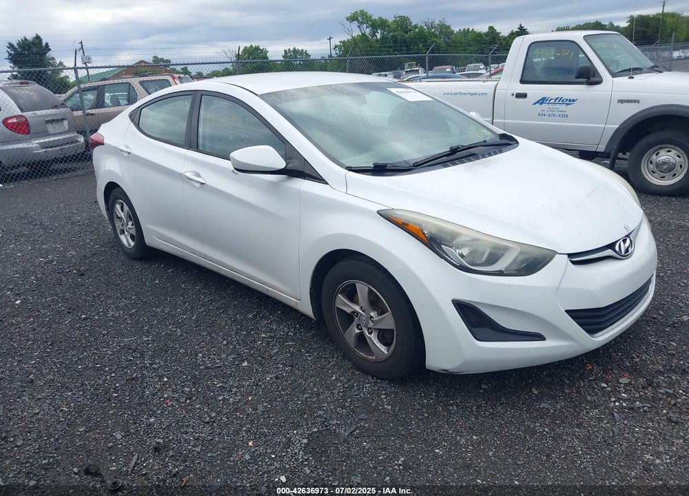 2015 HYUNDAI ELANTRA SE VIN: 5NPDH4AE4FH651137