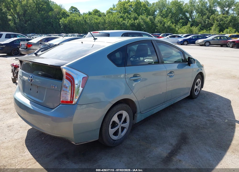 2013 TOYOTA PRIUS VIN: JTDKN3DU4D1703237