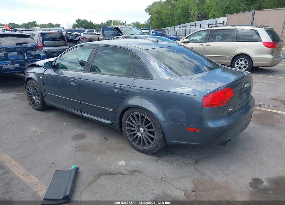 2008 AUDI A4 VIN: WAUEF78E98A158420