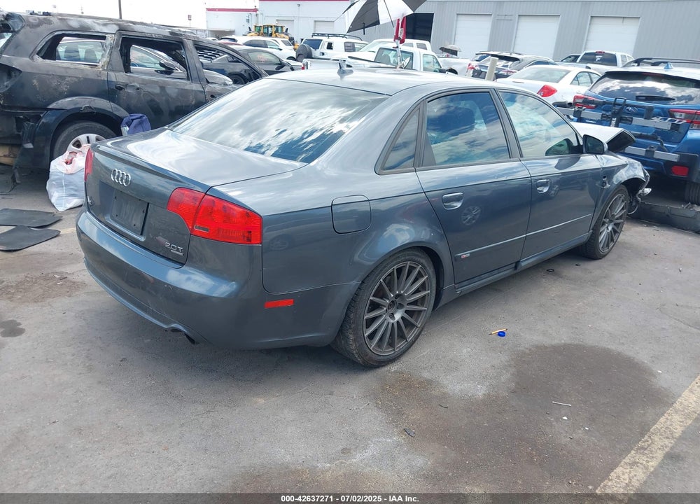 2008 AUDI A4 VIN: WAUEF78E98A158420