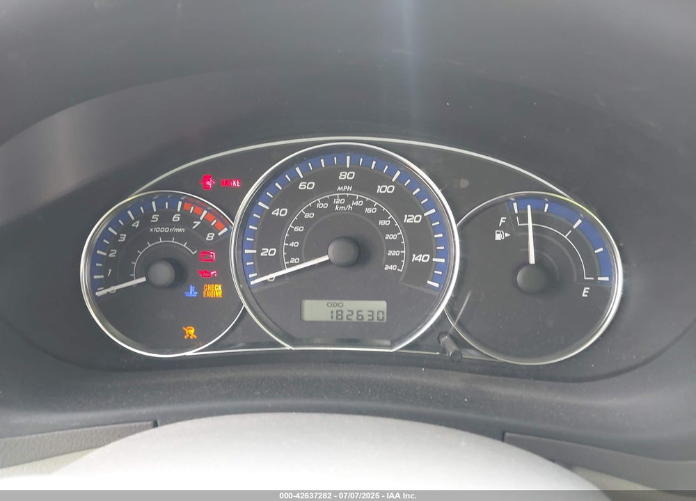 2010 SUBARU FORESTER VIN: JF2SH6CCXAG702539