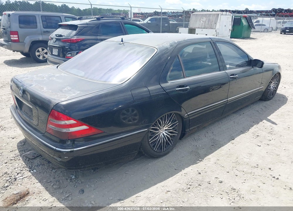 2001 MERCEDES-BENZ S 500 VIN: WDBNG75J71A193818