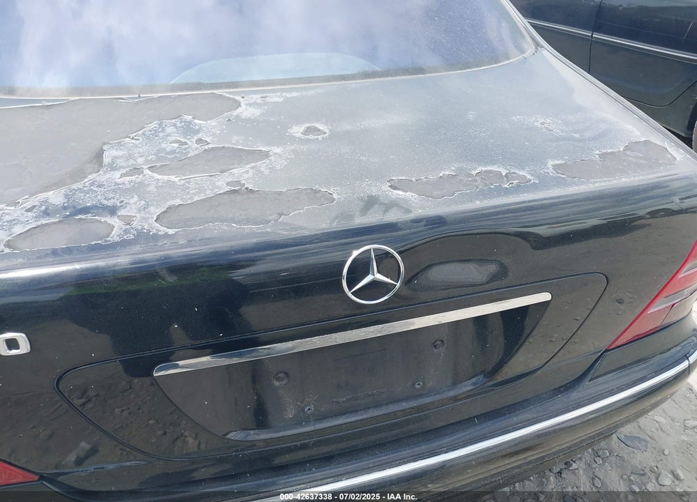 2001 MERCEDES-BENZ S 500 VIN: WDBNG75J71A193818