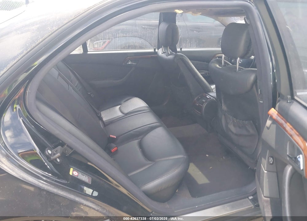 2001 MERCEDES-BENZ S 500 VIN: WDBNG75J71A193818