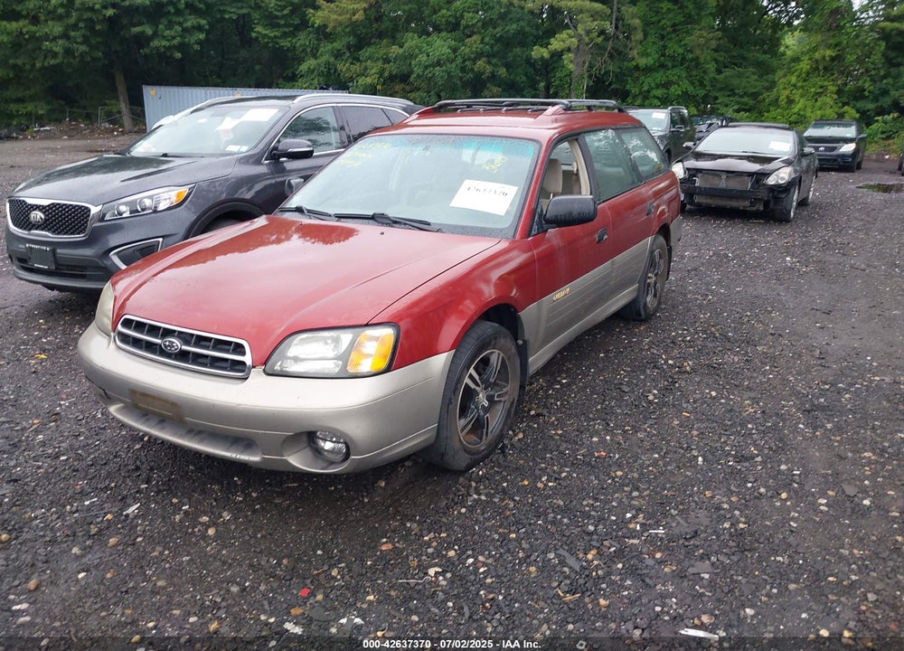 2002 SUBARU OUTBACK VIN: 4S3BH665126300587