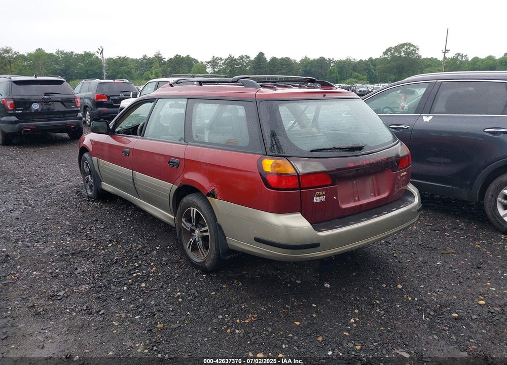 2002 SUBARU OUTBACK VIN: 4S3BH665126300587