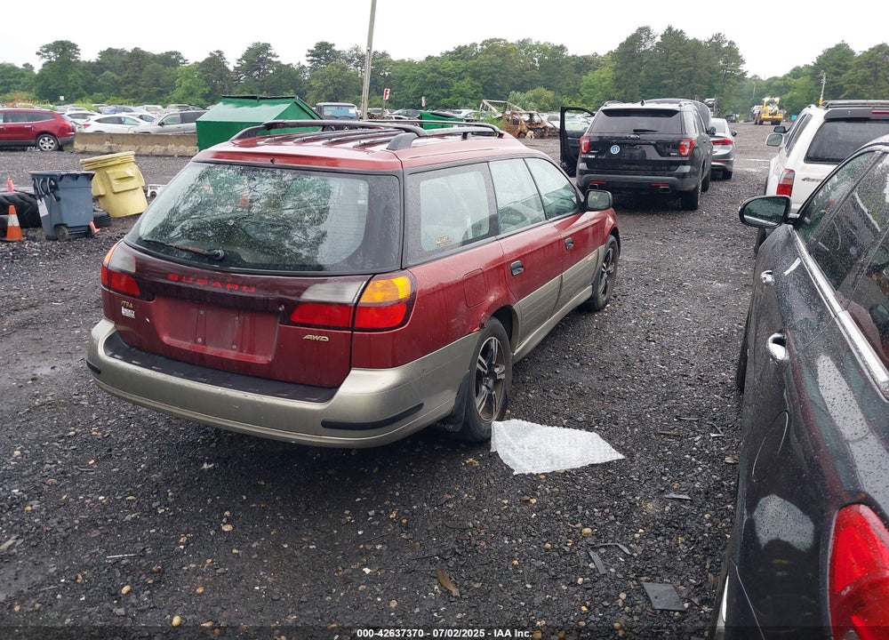 2002 SUBARU OUTBACK VIN: 4S3BH665126300587