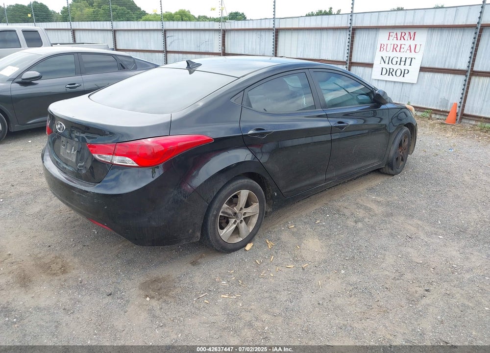 2012 HYUNDAI ELANTRA GLS VIN: 5NPDH4AE8CH064211