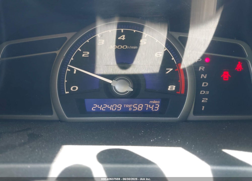 2008 HONDA CIVIC VIN: 2HGFA16588H322748