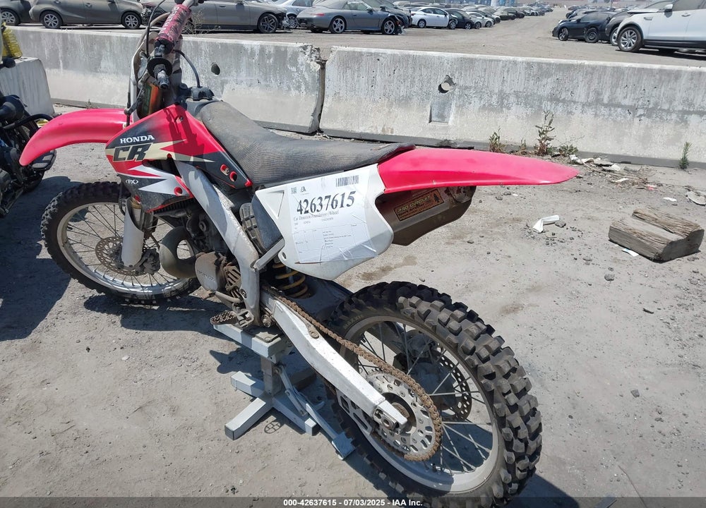 2001 HONDA CR250 R VIN: JH2ME03341M306645