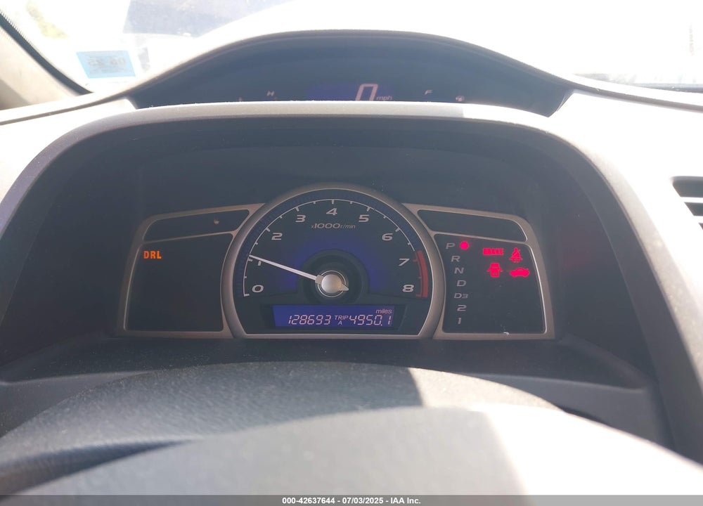 2008 HONDA CIVIC VIN: 2HGFA16558H521837