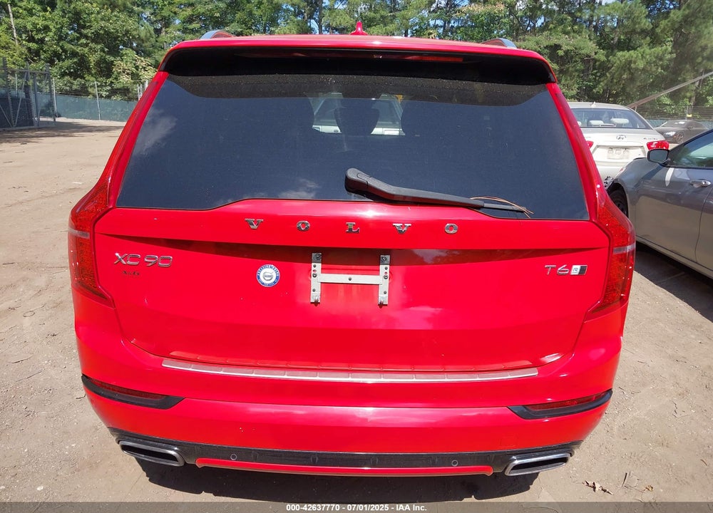 2016 VOLVO XC90 T6 R-DESIGN VIN: YV4A22PM8G1058118