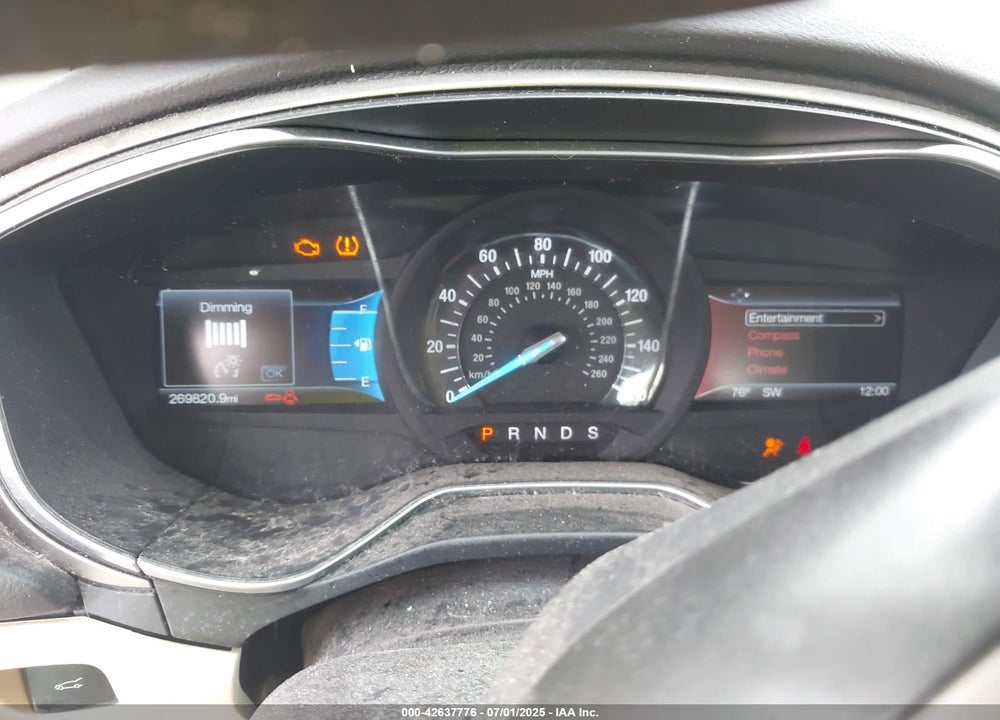 2016 FORD FUSION VIN: 3FA6P0H74GR175942