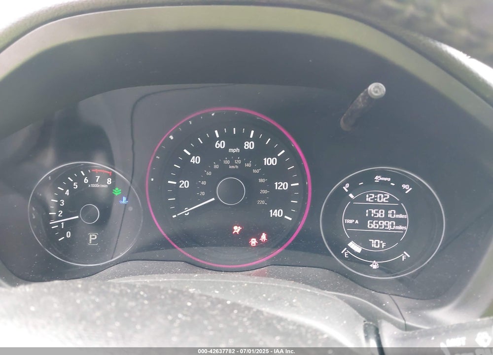 2016 HONDA HR-V VIN: 3CZRU6H76GM740184