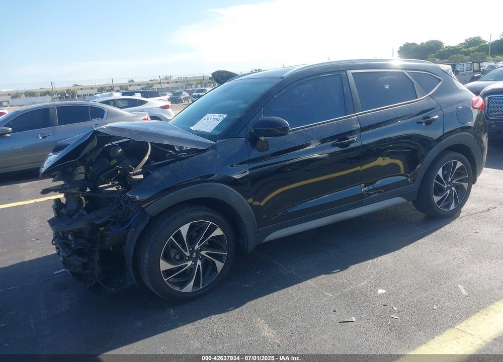 2021 HYUNDAI TUCSON VIN: KM8J33AL0MU308575