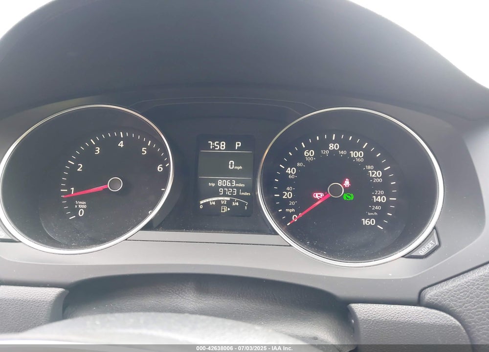 2017 VOLKSWAGEN JETTA VIN: 3VW2B7AJ4HM326716
