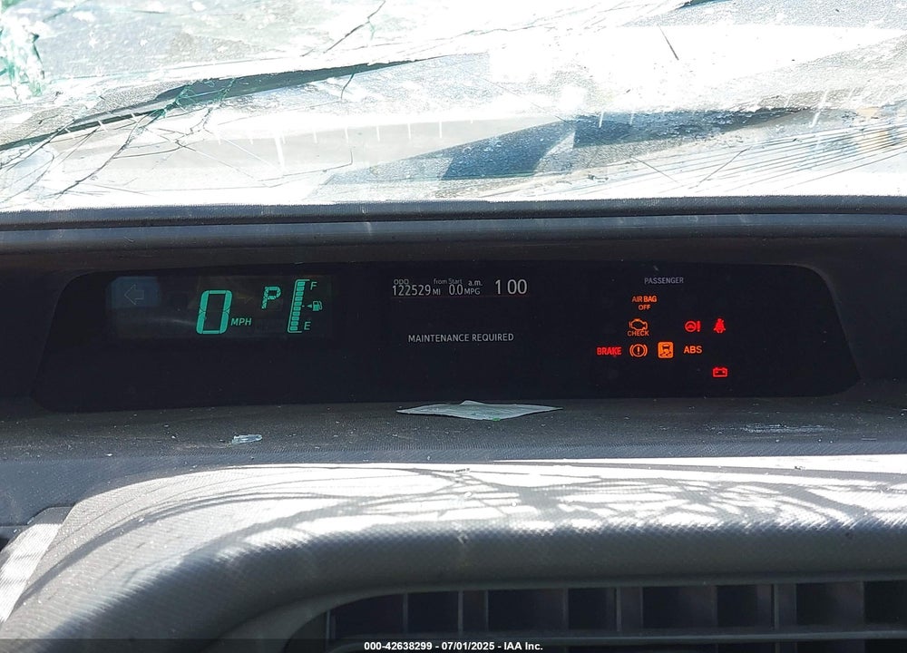 2013 TOYOTA PRIUS C TWO VIN: JTDKDTB38D1550844