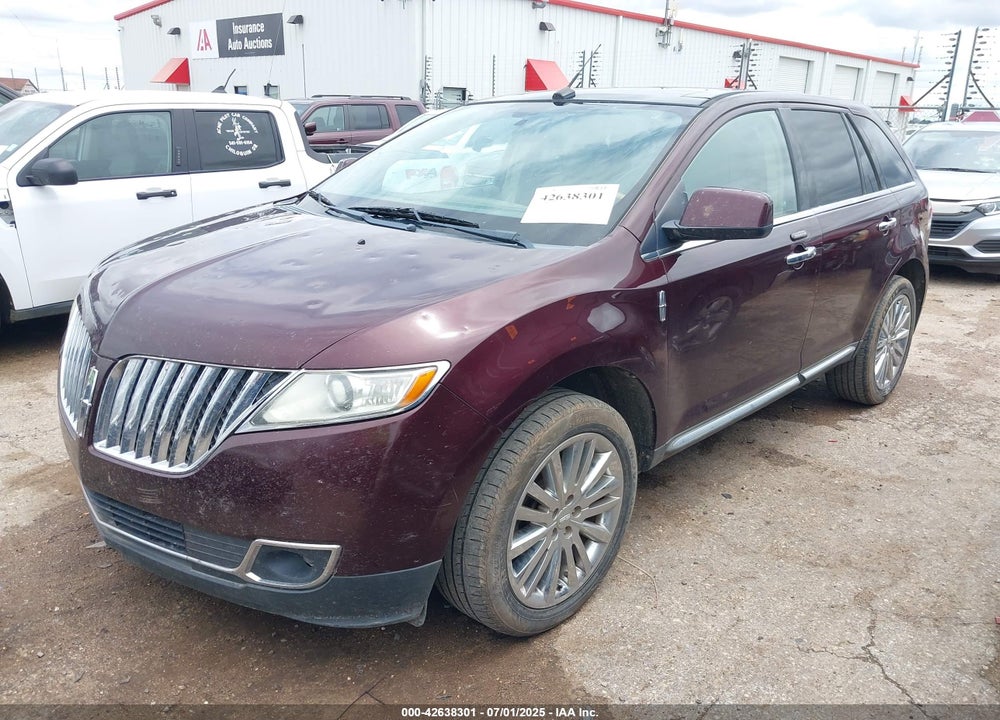 2011 LINCOLN MKX VIN: 2LMDJ6JK0BBJ03499