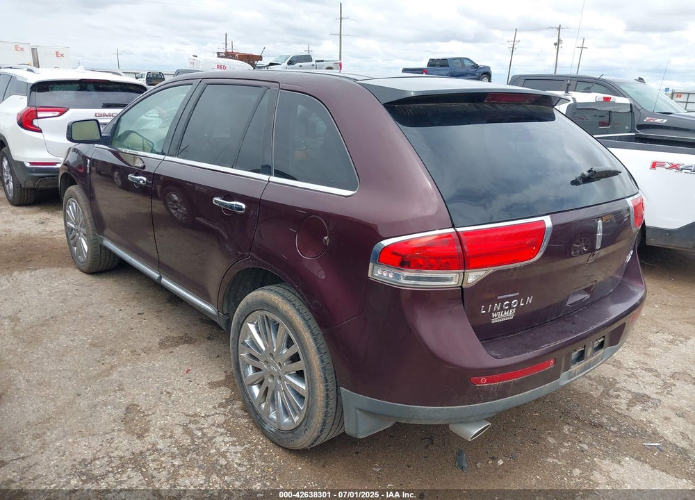 2011 LINCOLN MKX VIN: 2LMDJ6JK0BBJ03499