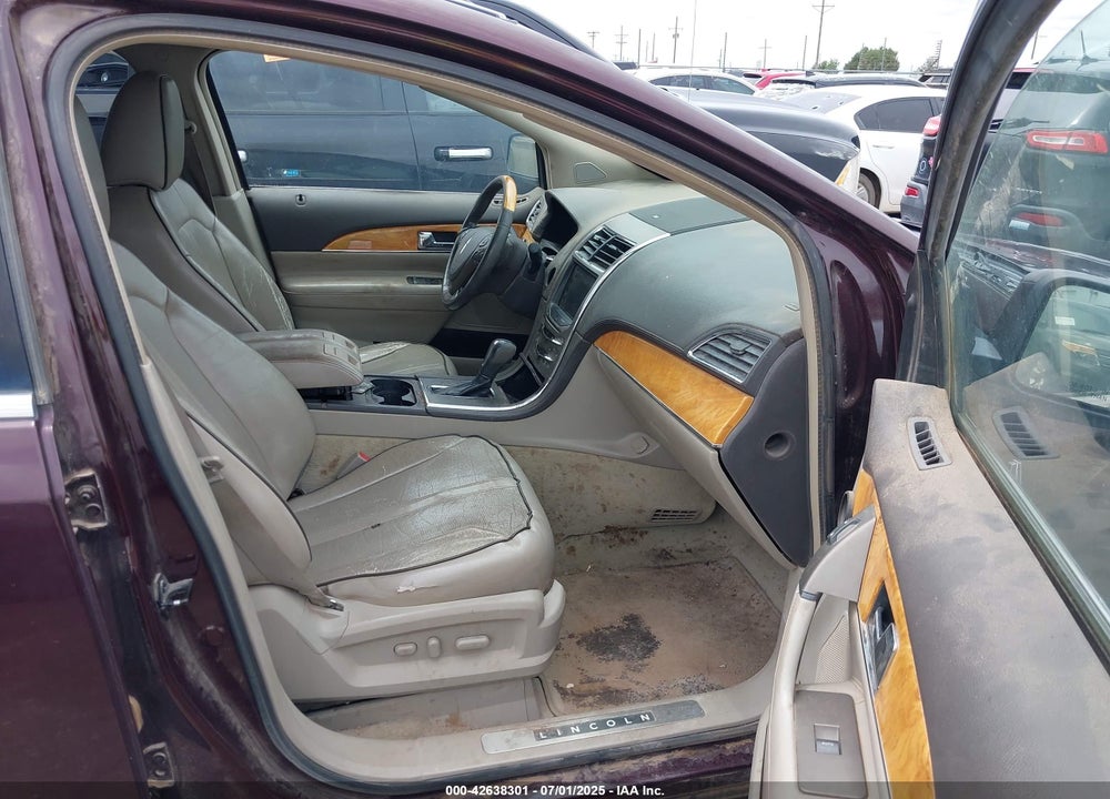 2011 LINCOLN MKX VIN: 2LMDJ6JK0BBJ03499