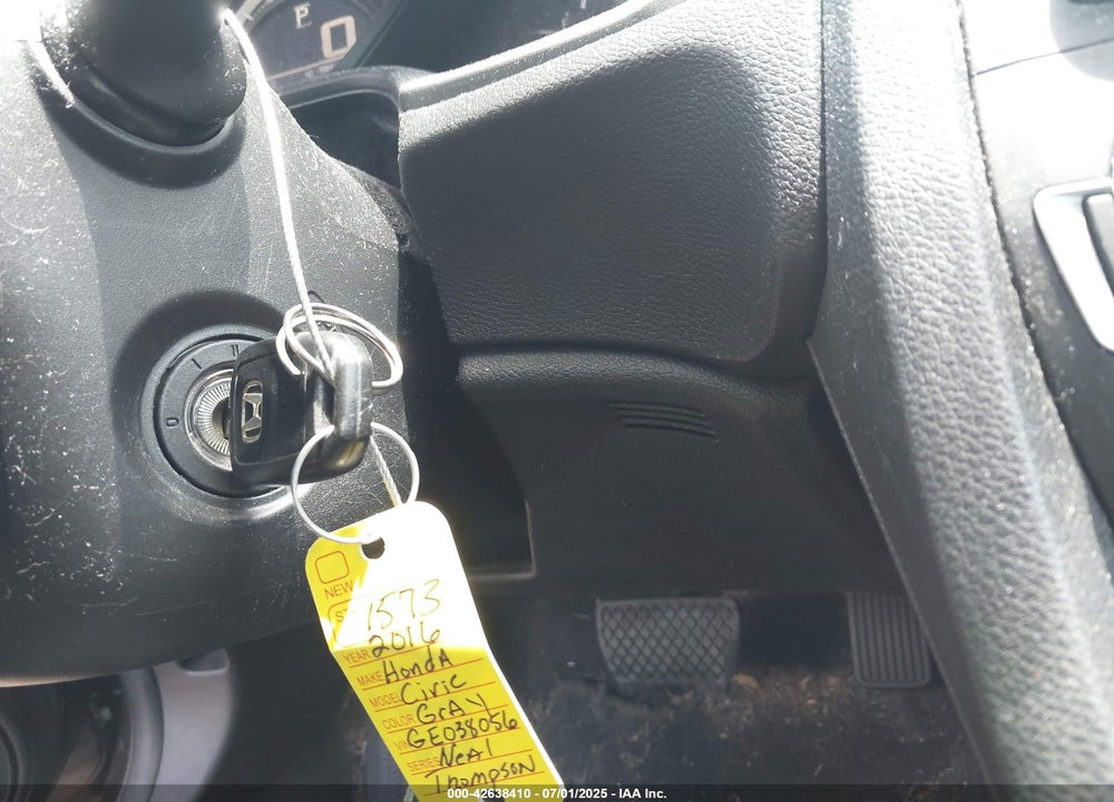2016 HONDA CIVIC VIN: 19XFC2F54GE038056