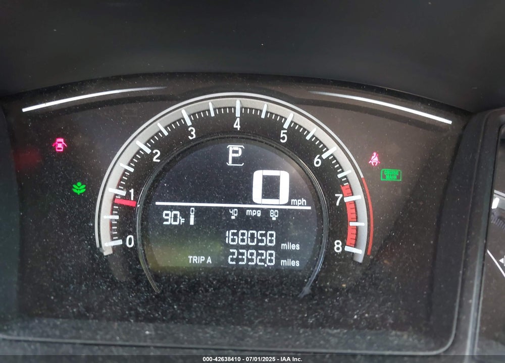 2016 HONDA CIVIC VIN: 19XFC2F54GE038056