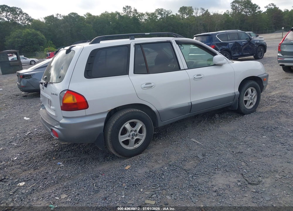 2004 HYUNDAI SANTA FE VIN: KM8SB12B74U758628