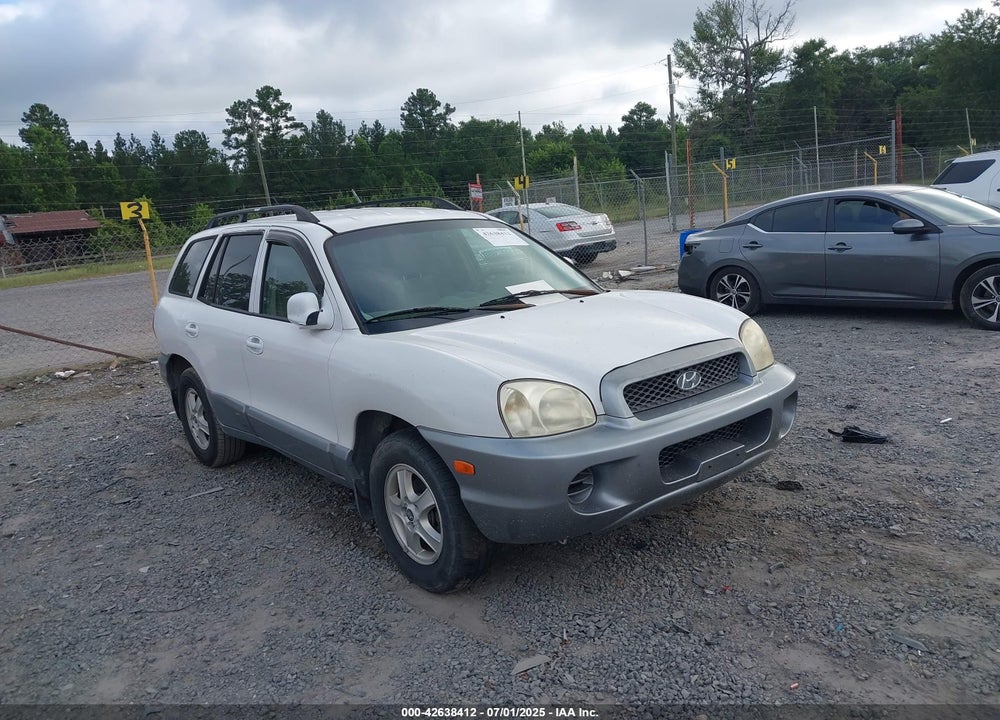 2004 HYUNDAI SANTA FE VIN: KM8SB12B74U758628