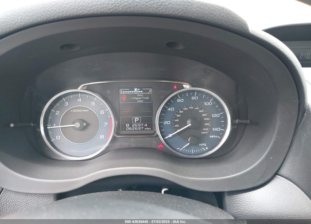 2015 SUBARU XV CROSSTREK VIN: JF2GPAFC5F8267289