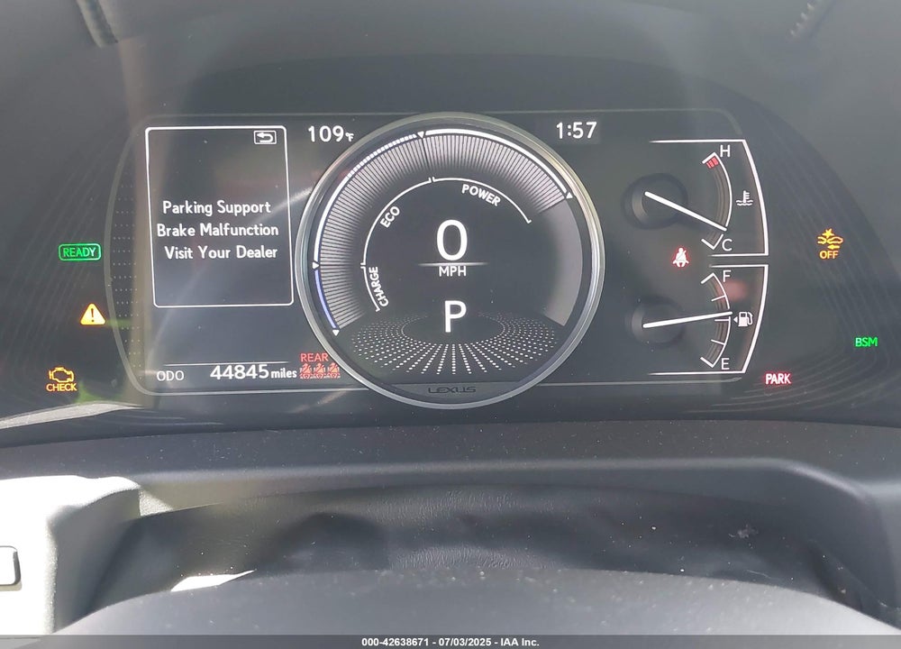 2021 LEXUS ES300H VIN: 58AEA1C15MU008479