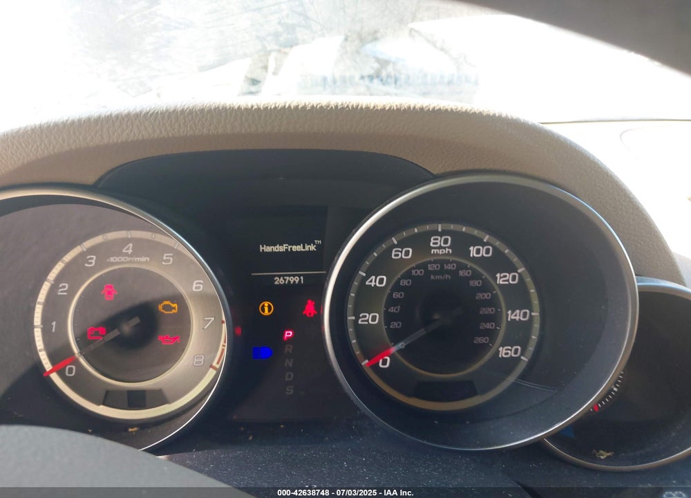 2012 ACURA MDX VIN: 2HNYD2H27CH546538