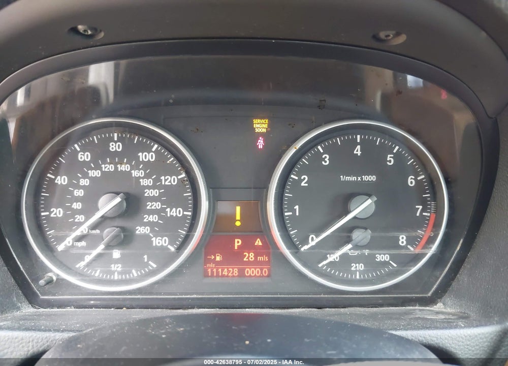 2007 BMW 3 SERIES VIN: WBAWB335X7PV70390