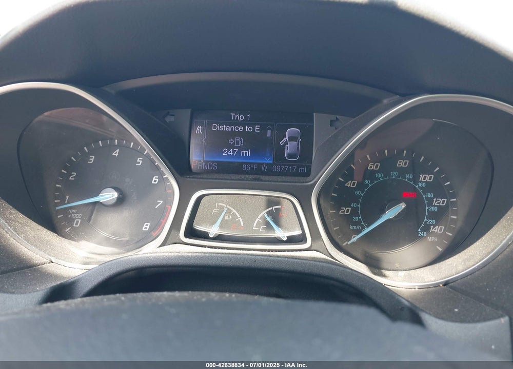 2013 FORD FOCUS VIN: 1FADP3K20DL120873