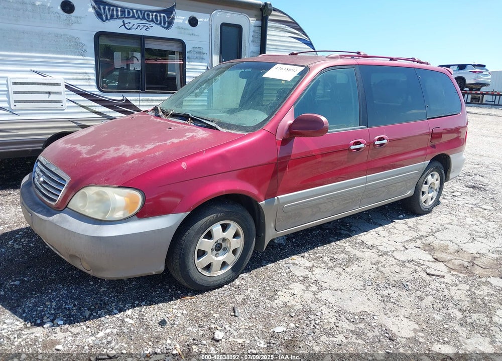 2003 KIA SEDONA EX/LX VIN: KNDUP131436353754