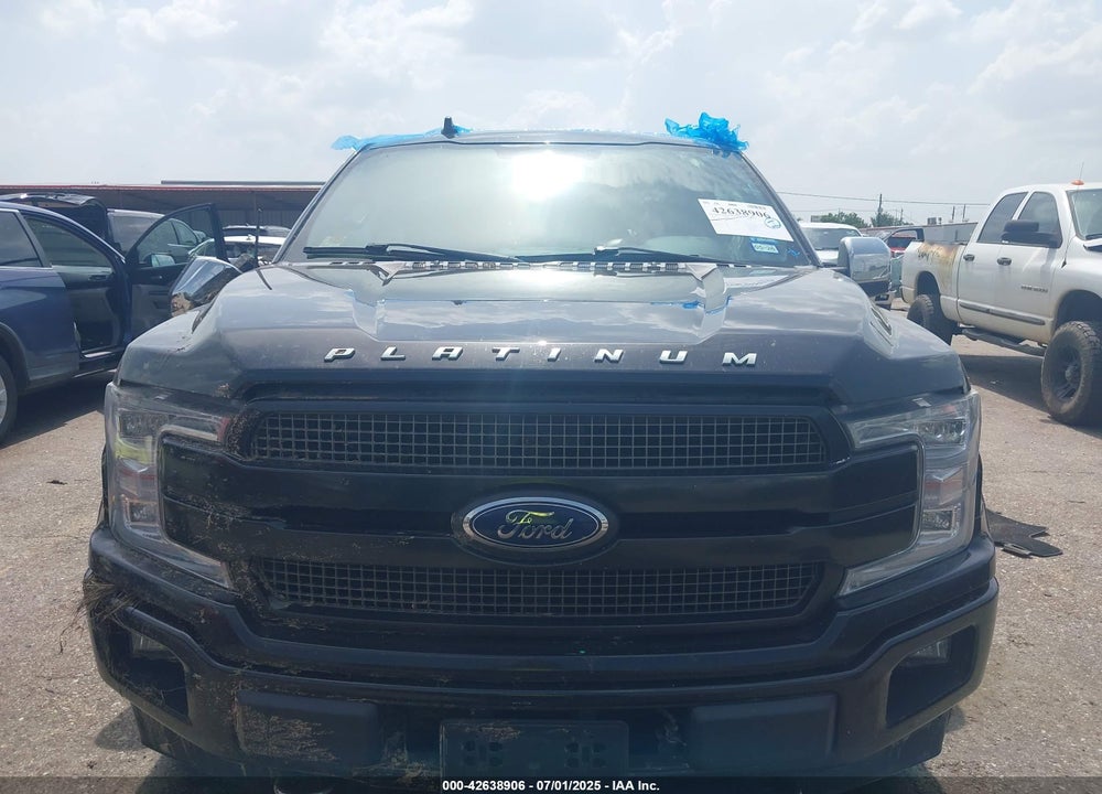 2019 FORD F-150 PLATINUM VIN: 1FTFW1E46KFB72012