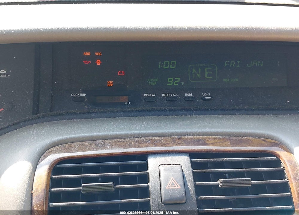 2002 TOYOTA AVALON XLS VIN: 4T1BF28B42U261471