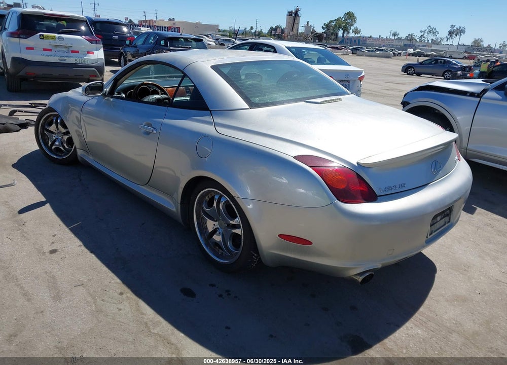 2004 LEXUS SC 430 VIN: JTHFN48Y240051243
