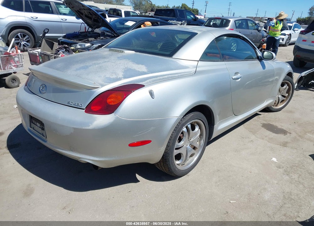 2004 LEXUS SC 430 VIN: JTHFN48Y240051243
