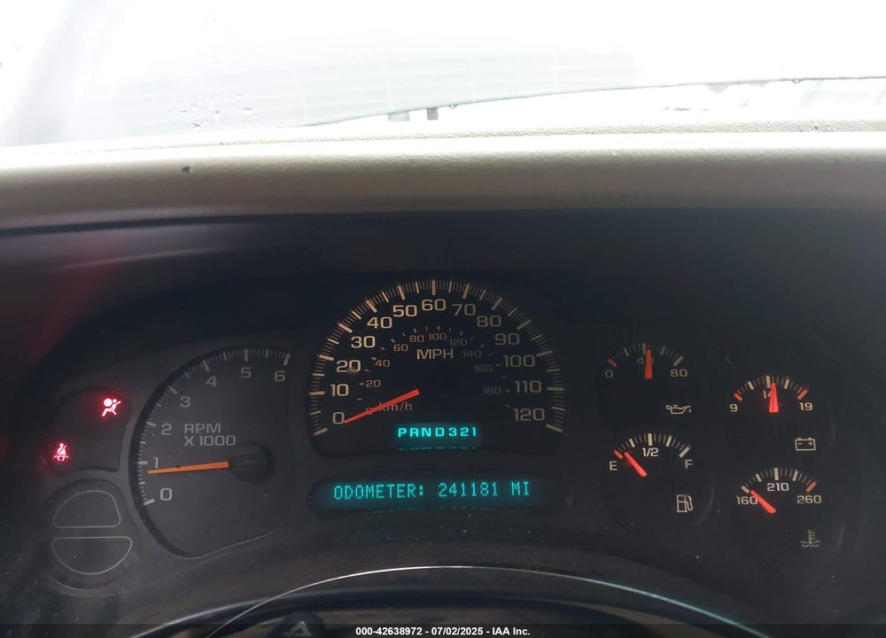 2003 CHEVROLET TAHOE VIN: 1GNEK13Z43J184901