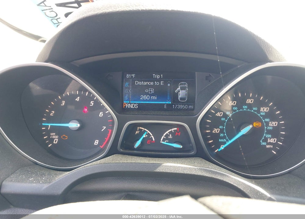 2014 FORD ESCAPE VIN: 1FMCU9G93EUE01449