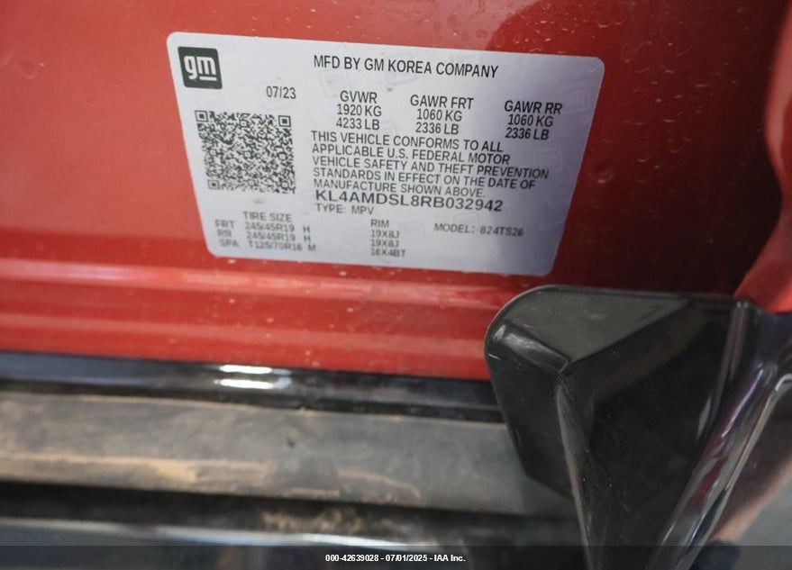 2024 BUICK ENCORE GX VIN: KL4AMDSL8RB032942