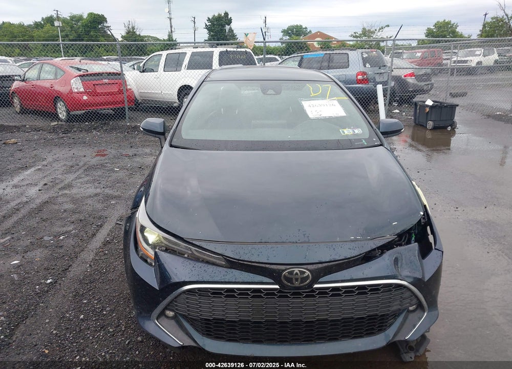 2019 TOYOTA COROLLA XSE VIN: JTNK4RBE4K3046275