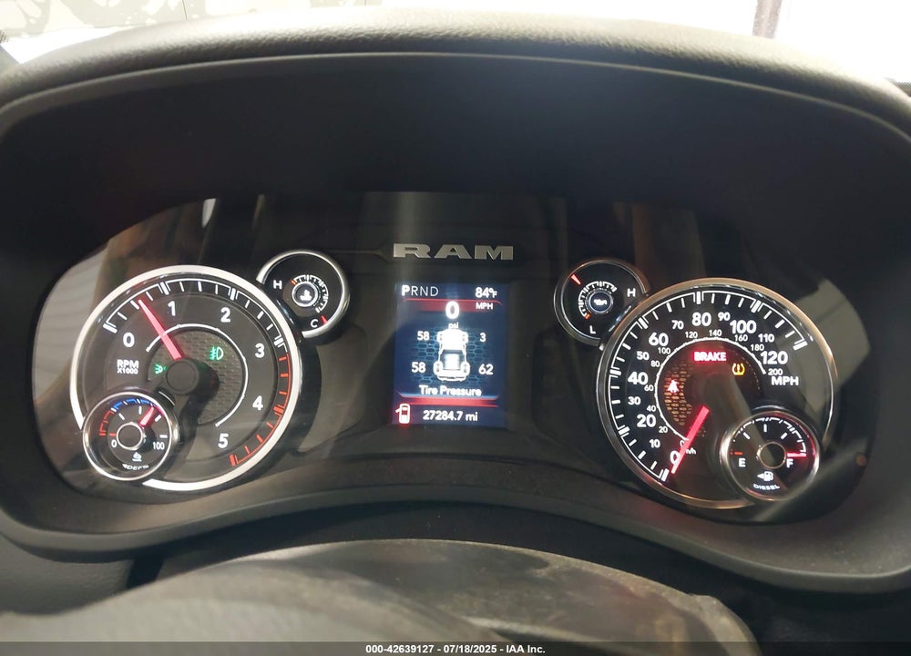 2024 RAM 2500 BIG HORN 4X4 8' BOX VIN: 3C6UR5JL4RG337543