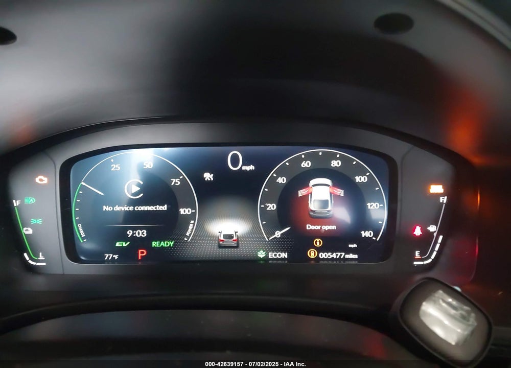 2025 HONDA CIVIC HYBRID VIN: 19XFL4H9XSE009665