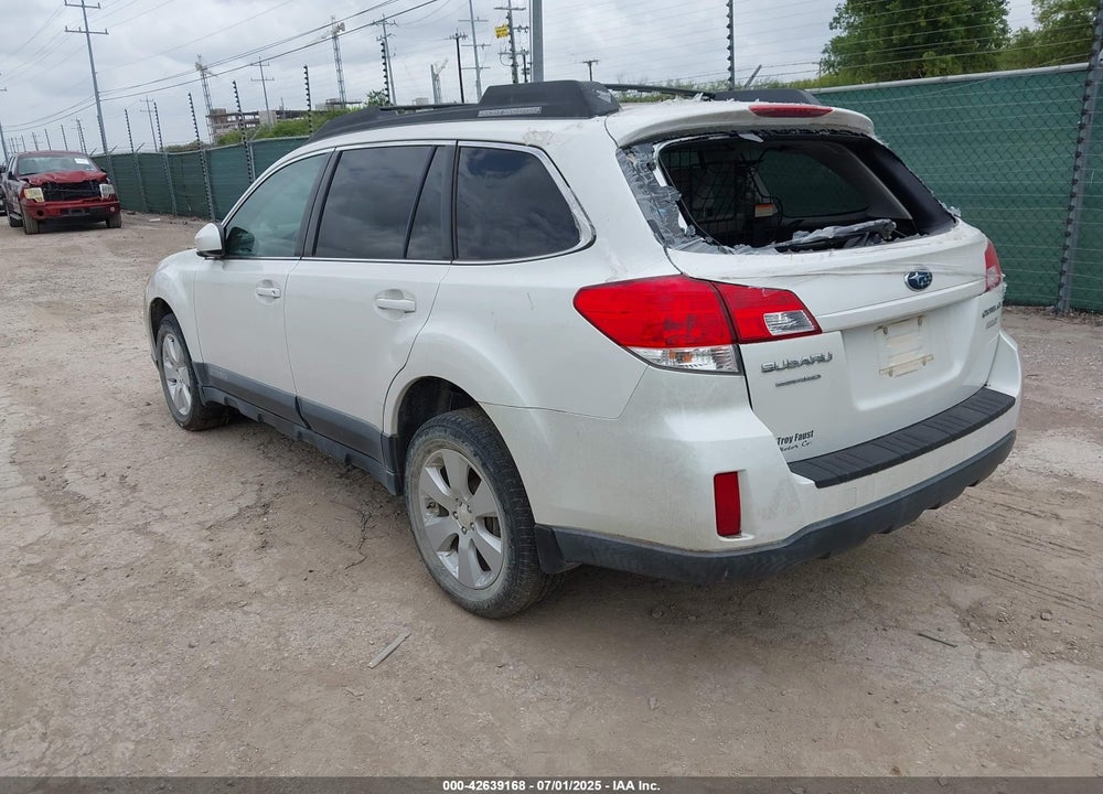 2011 SUBARU OUTBACK 2.5I PREMIUM VIN: 4S4BRBCC7B3445512