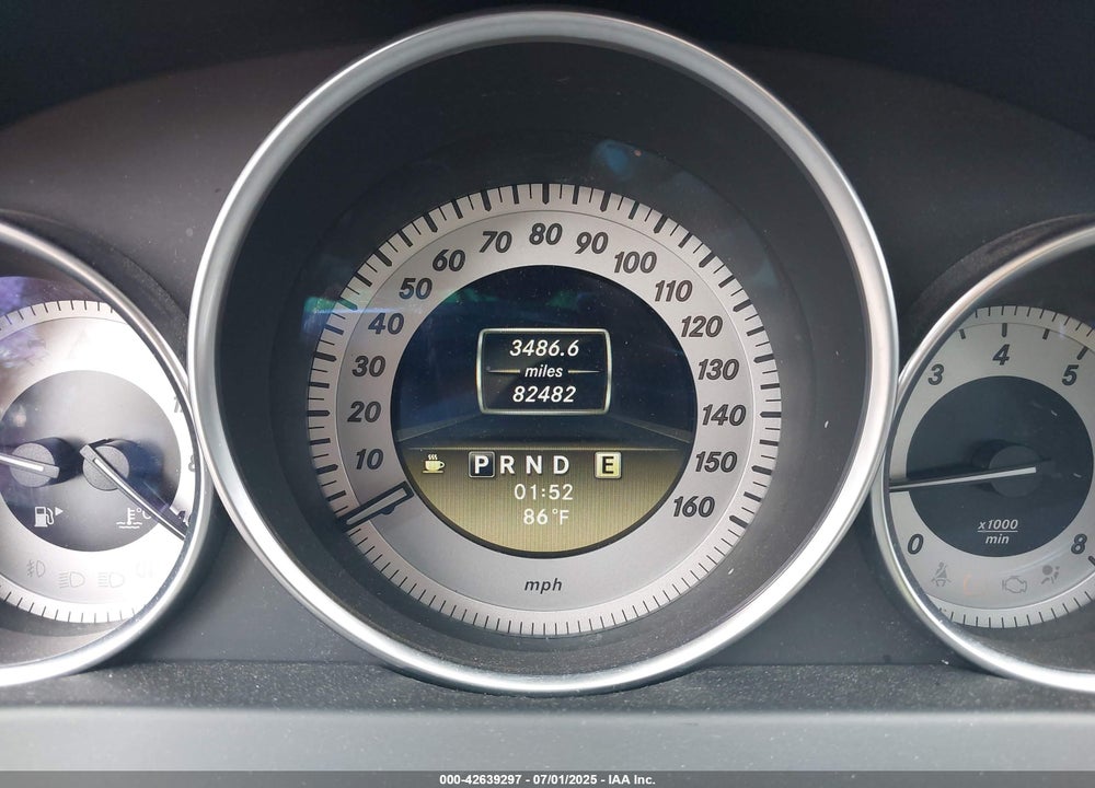 2012 MERCEDES-BENZ C CLASS VIN: WDDGF8BBXCR212002
