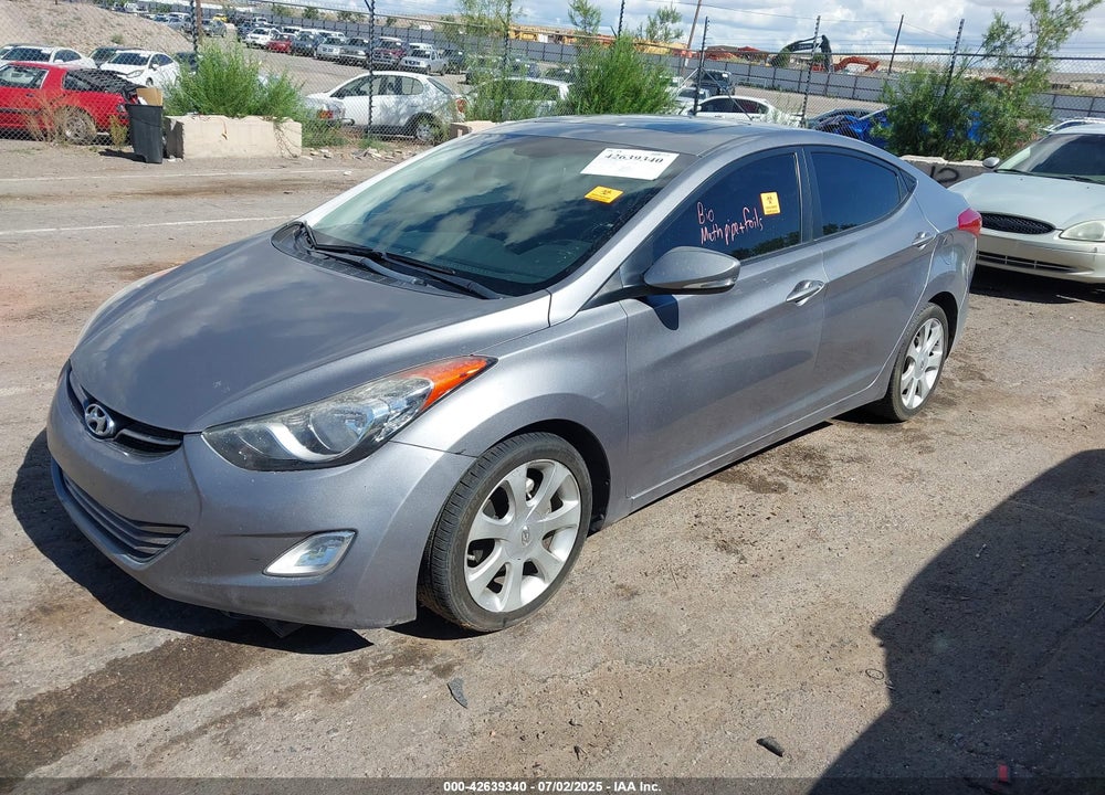 2011 HYUNDAI ELANTRA LIMITED (ULSAN PLANT) VIN: KMHDH4AEXBU081446