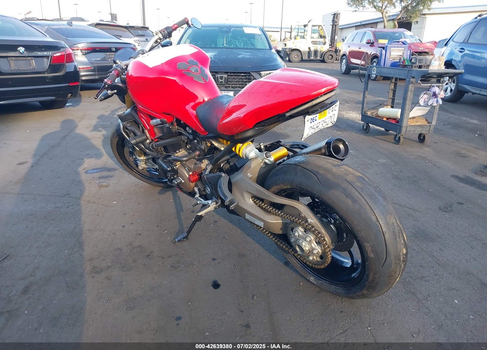 2014 DUCATI MONSTER 1200 S VIN: ZDM1RBSW1EB002864