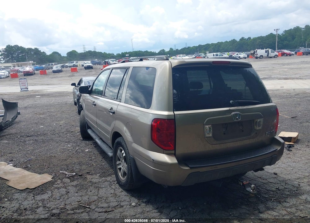 2005 HONDA PILOT VIN: 5FNYF18645B029851